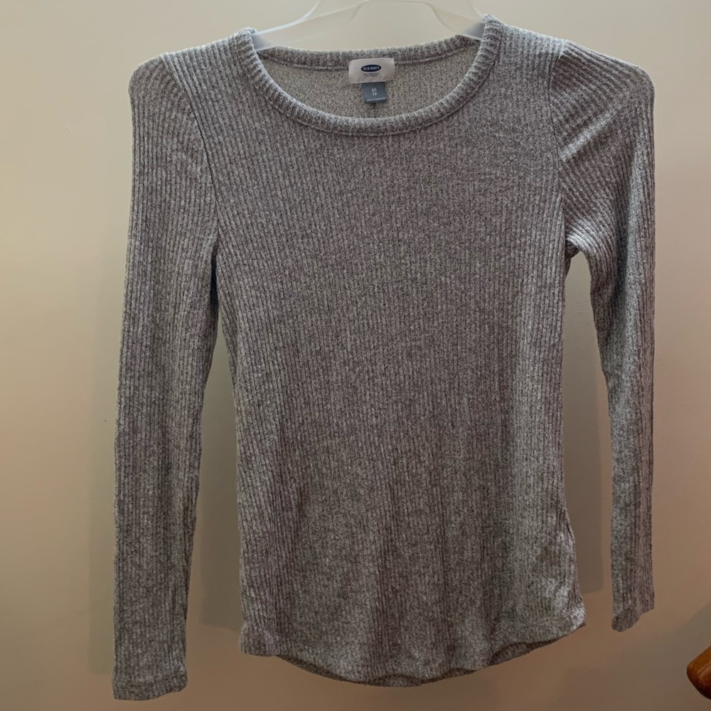 Old Navy Gray Long Sleeve Too size XS